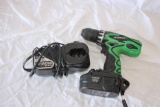 Hitachi 18V Cordless Drill With Battery And Charger