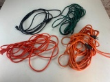 Lot of 4 indoor/outdoor Heavy Duty extension cords