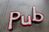 Commercial Style Pub Letters