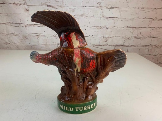 Ceramic Wild Turkey Austin Nichols Limited Edition #3 Decanter Bottle 1973