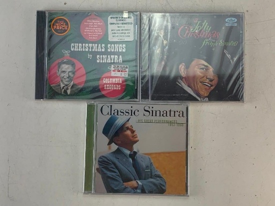 FRANK SINATRA Lot of 3 NEW SEALED CDS- Jolly Christmas, Christmas Songs and Greatest 1953-1960