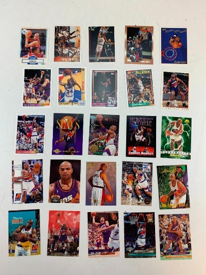 CHARLES BARKLEY Hall Of Fame Lot of 25 Basketball Cards