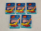 1991 O pee Chee Hockey Lot of 5 SEALED Wax Card Packs