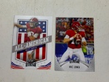 MAC JONES New England Patriots Lot of 2 Football ROOKIE Cards