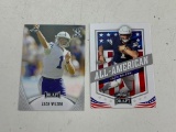 ZACH WILSON New York Jets Lot of 2 Football ROOKIE Cards