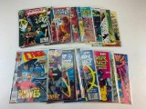 Lot of 24 Marvel Comic Books Bagged and Boarded-Gambit, Cage, Star Brand and others