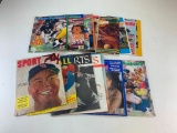 Lot of 14 Vintage Sport Magazines with sports illustrated