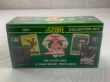 1991 Score Baseball 900 Card Complete Collector Card Set FACTORY SEALED