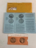Franklin Mint History of the United States 1878 & 1879 Solid Bronze Coins NEW in package