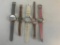 Lot of 5 Misc Statement Watches-Ortz, Maunces and others