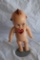 Genuine Vintage Kewpie Doll With Stand And Tag