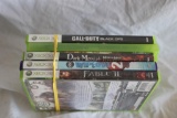 5 XBox 360 Games in Cases