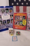 Lot of * 1987 All Star Set * 1990 100 hottest players * Ricky Henderson card poster , PepsiCo