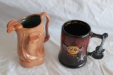 Ceramic Gold Bag and a Ceramic Hard Rock Mug