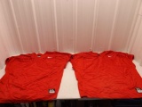 TWO NEW NIKE Football practice jerseys RED 2XL