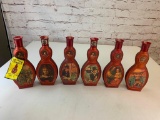 1970 JIM BEAM Decanter Bottle REMBRANDT MANET GOGH paintings Lot of 6