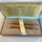 Bradley El Dorado! Pen Pencil Set 22K Gold Electroplate Finish Velvet Case