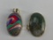 Lot of 2 Real Stones Pendants