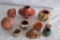 Lot of 10 Vintage Small Bowls Navajo Mostly all Signed