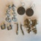 Lot of 5 Misc. Pairs of Pierced Costume Earrings