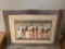 Egyptian Art On Papyus Framed