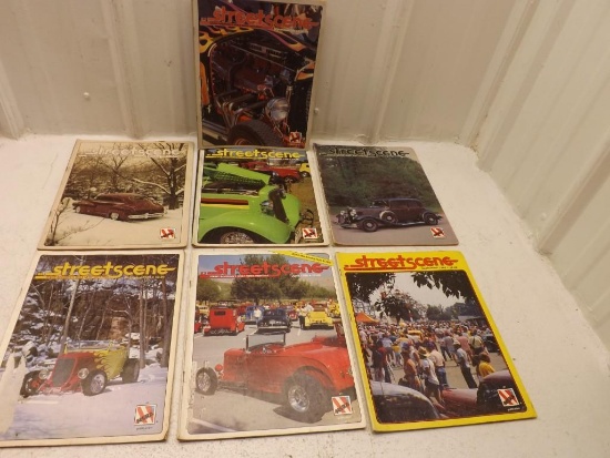 LOT OF 7 VINTAGE STREET SCENE MAGAZINES