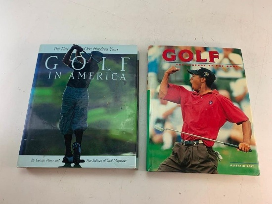 Lot of 2 GOLF Hardcover Books- First 100 Years and The Legends Of The Game