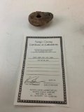 Holy Land Clay Oil Lamp 100 BC-AD 100 with COA