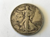 1942 Walking Liberty Half Dollar 50 Cent 90% Silver Coin
