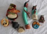 Lot of Small Vintage Zuni and Navajo Items