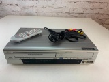 Sv2000 Video Cassette VHS Player Recorder and DVD Player with remote