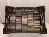 LARGE TOTE FULL OF CASSETTES