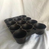 Vintage Cast Iron Wanger Ware Cupcake/Muffin Pan