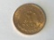 1947 Mexico 2 Dos Pesos Gold Coin with Plastic Soft Cover
