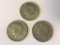 Lot of 3 1968 US Kennedy Half Dollars 40% Silver