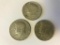 Lot of 3 1966 US Kennedy Half Dollars 40% Silver