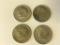Lot of 4 (2)1968 and (2)1969 US Kennedy Half Dollars 40% Silver