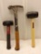 Lot of 3 specialty hammers