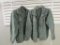 Lot of 2 Used Cold Weather PolarTec Fleece Jackets Sz. Med-Reg Some Condition Issues