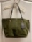 Suede green sage women's Moda Luxe handbag purse new with tags