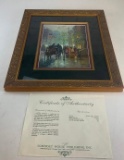 G. Harvey Limited Edition Artist Proof Signed Framed Print 237/250 Along Park Avenue with COA
