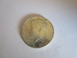 Circulated 1964 Kennedy Half Dollar Philadelphia Mint 90% silver