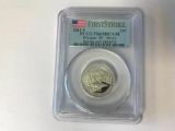 Graded 2011-S US Quarter Olympic National Park Silver Coin PCGS PR69 DCAM