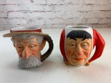 Lot of 2 Ceramic Norman Rockwell Mugs by Dave Grossman