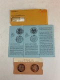 Franklin Mint History of the United States 1910 & 1911 Solid Bronze Coins NEW in package
