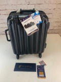 VinGardeValise 8 Bottle Wine Travel Suitcase Suit Case TSA Lock Black Hard Case Shell. New with tags