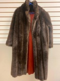 Vintage Mr. Jason Faux fur Trench Coat Limited Edition
