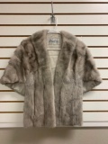 Vintage Duplers Mink Fur Shoulder Stole Shawl Shrug Wrap