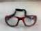 Liberty Sports Rec Specs Black Red Frame locking strap Glasses