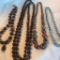 Lot of 4 Misc. Statement Beaded Costume Necklaces